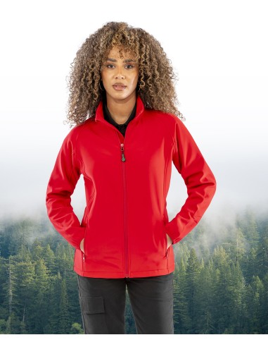 RES-R901F-Womens Recycled 2-Layer Printable Softshell Jacket
